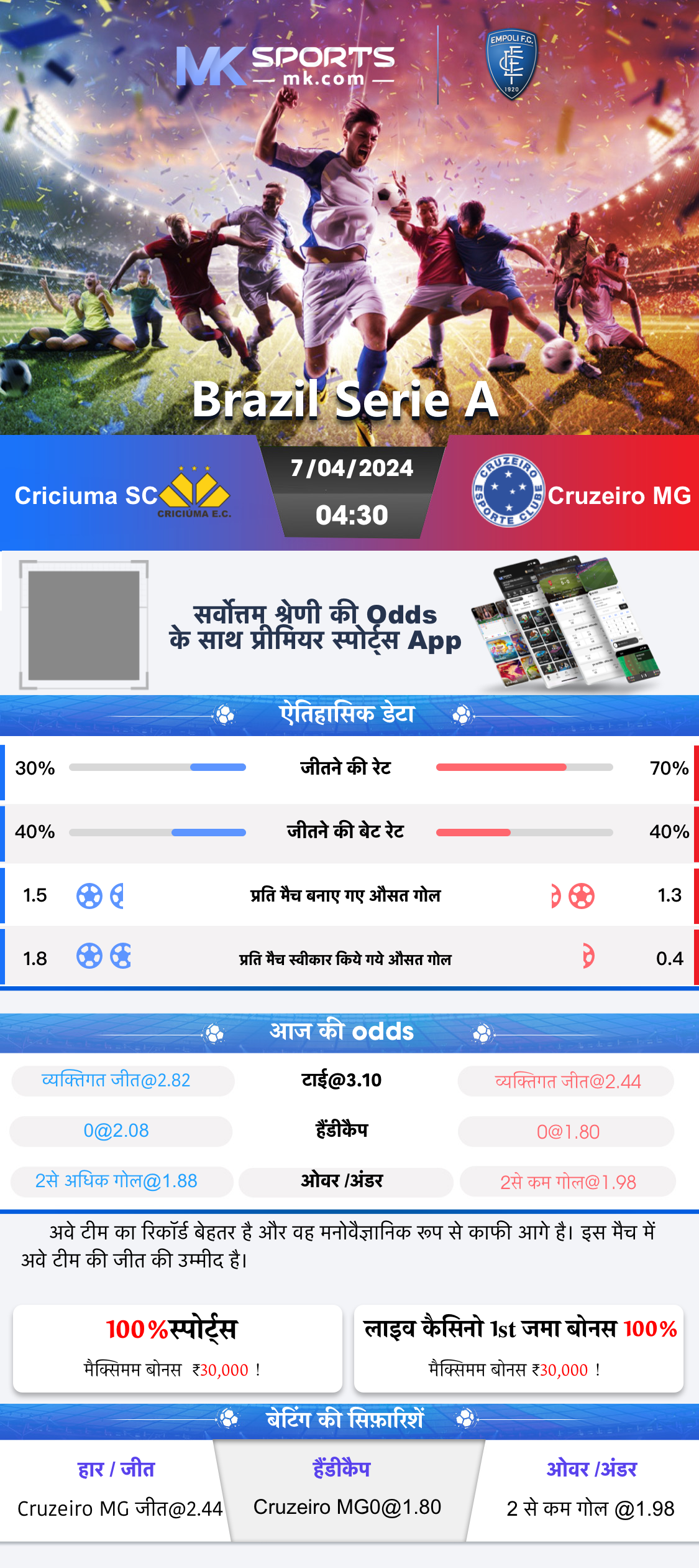 cricket betting id